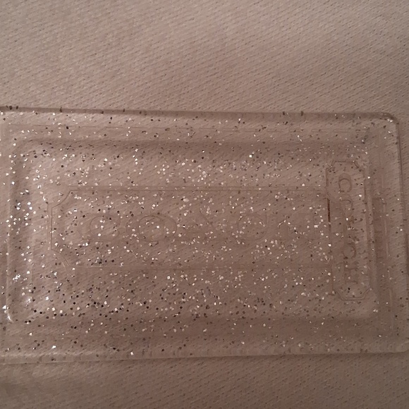 COACH Clear Glitter with Silver Sparkle Hang Tag . Firm Price - Picture 6 of 7